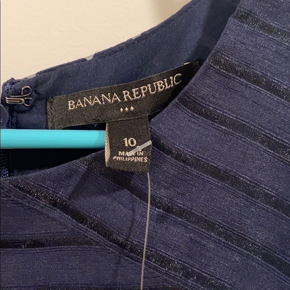 NavyBlue Banana Repub Dress. Perfect for holidays! - Picture 4 of 6